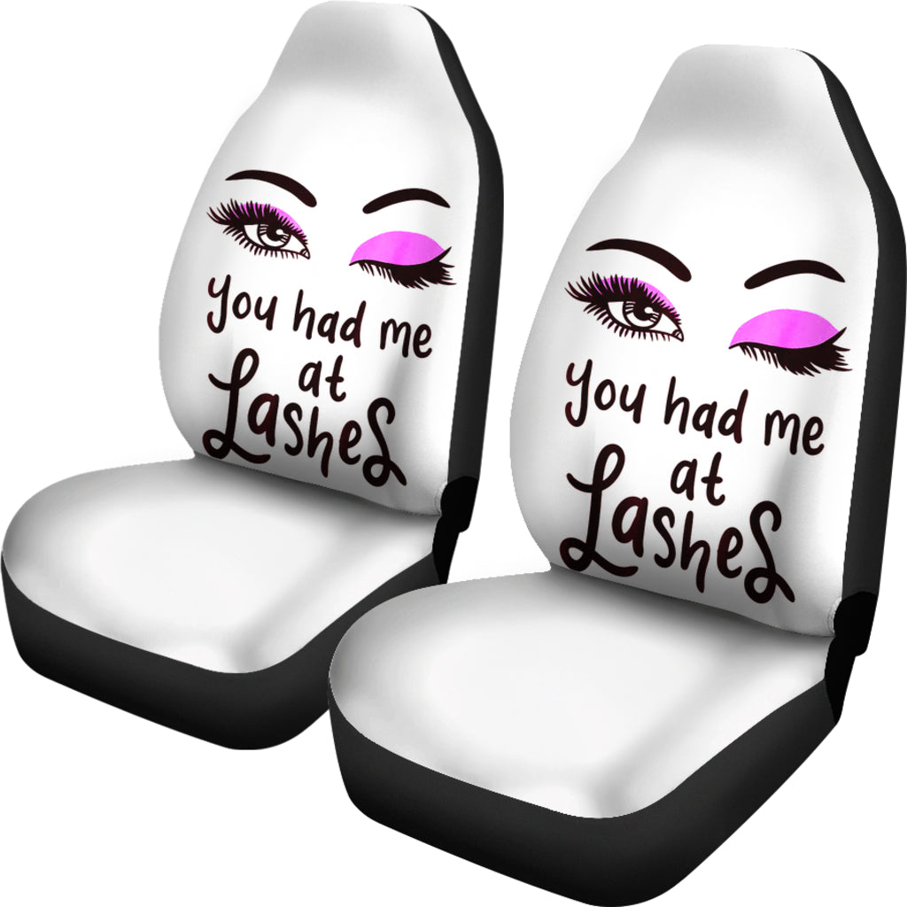 You Had Me At Lashes Seat Cover