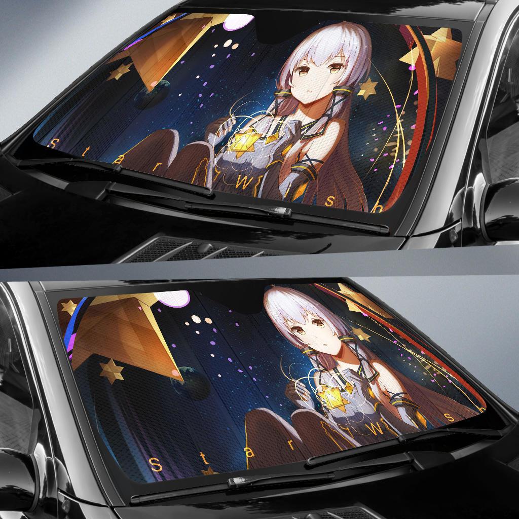 Anime Girl Stars Magic Hd Car Sun Shade Gift Ideas 2021