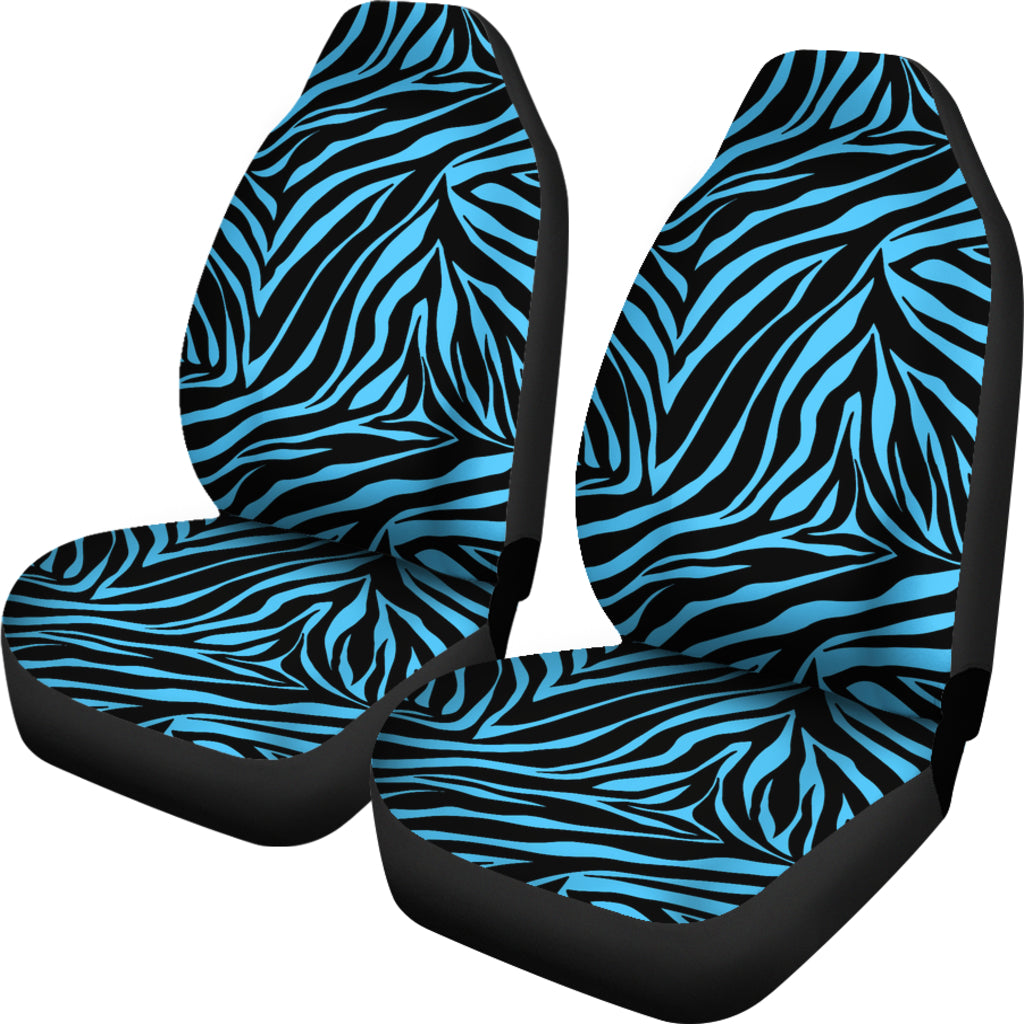 Blue Zebra Seat Covers