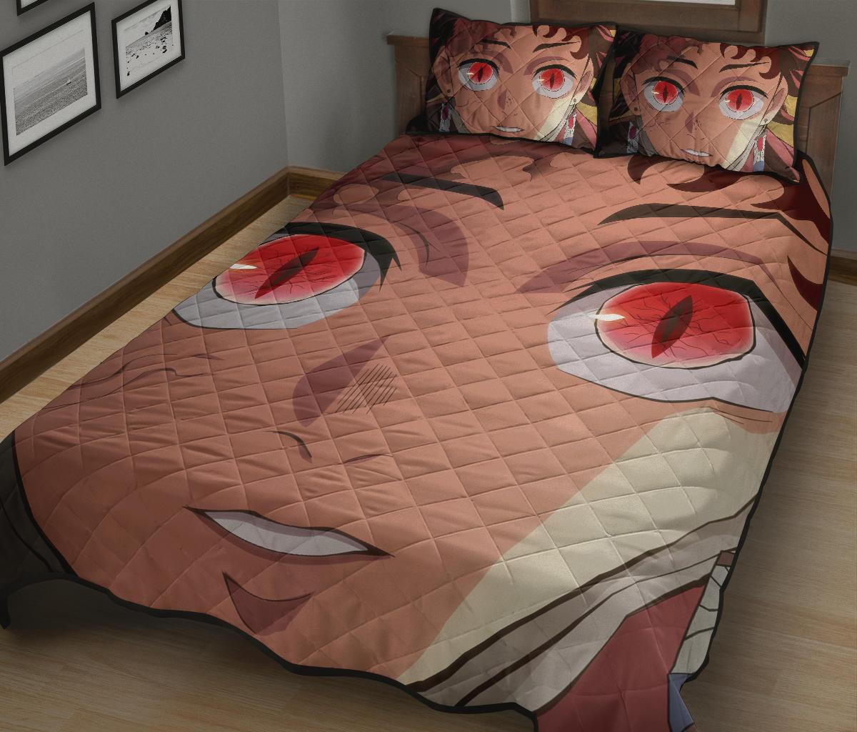 Demon Slayer 12 Anime Quilt Bed Set Pillow Case Amazing Decor Gift Ideas