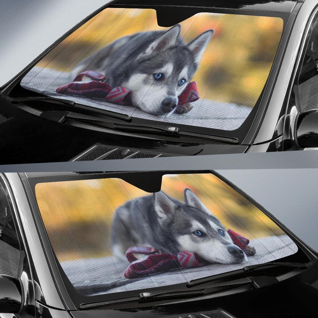 Cute Husky Car Sun Shades Amazing Best Gift Ideas 2022