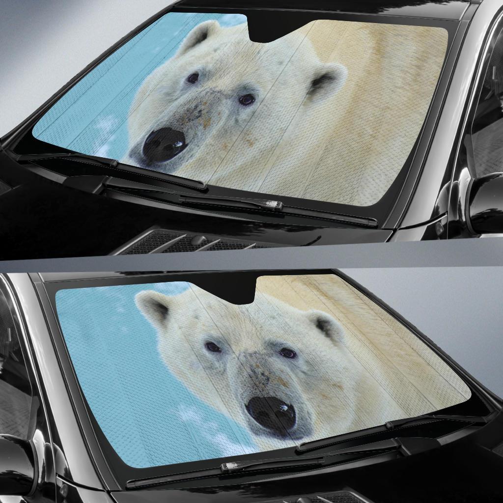 Polar Bear 4K Car Sun Shade Gift Ideas 2022