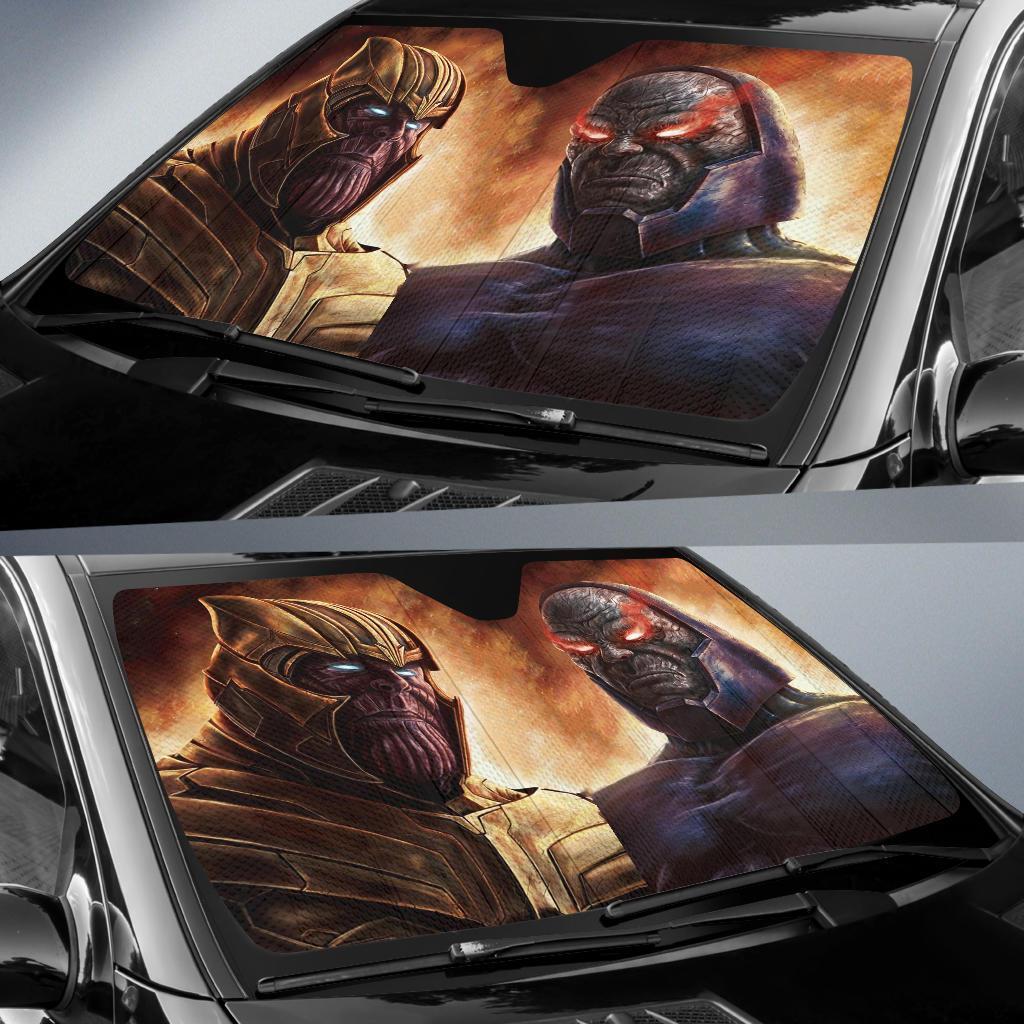 Thanos Vs Darkseid Auto Sun Shades Amazing Best Gift Ideas 2022