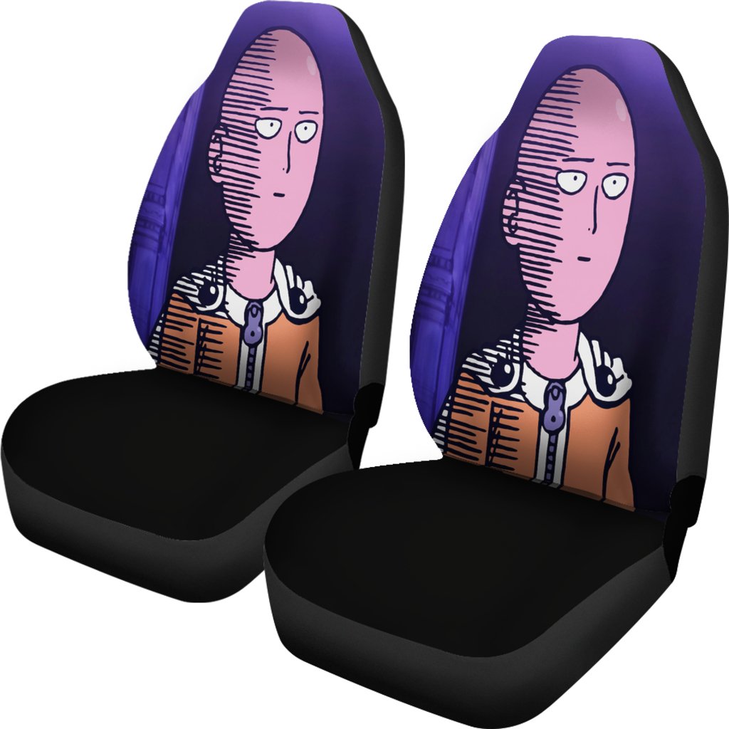 One Punch Man Funny Face Seat Covers