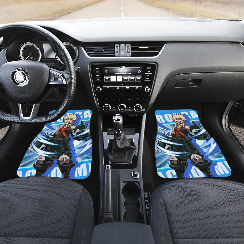 Bakugo Katsuki 3 Anime Car Floor Mats Custom Car Accessories Car Decor 2022