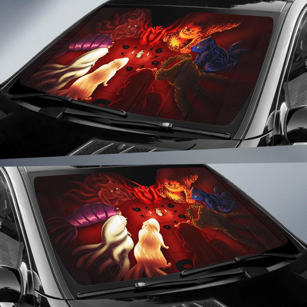 Naruto Beast Auto Sun Shades Amazing Best Gift Ideas 2022