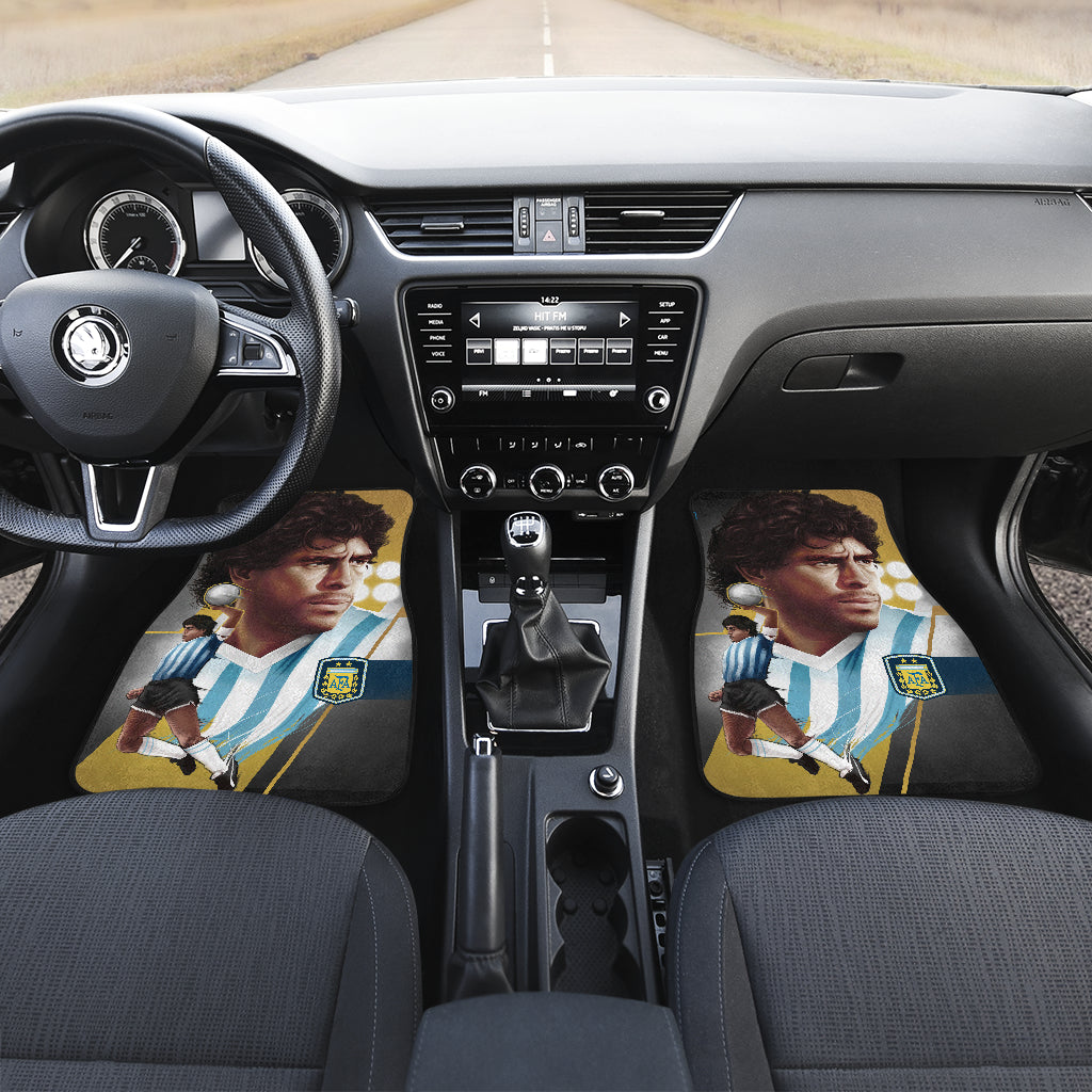 Diego Armando Maradona 10 Rip 1969 2022 49 Car Floor Mats Custom Car Accessories Car Decor 2022