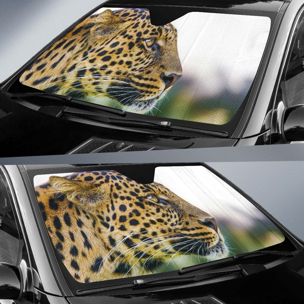 Leopard Zoo Big Cat Hd Car Sun Shade Gift Ideas 2021