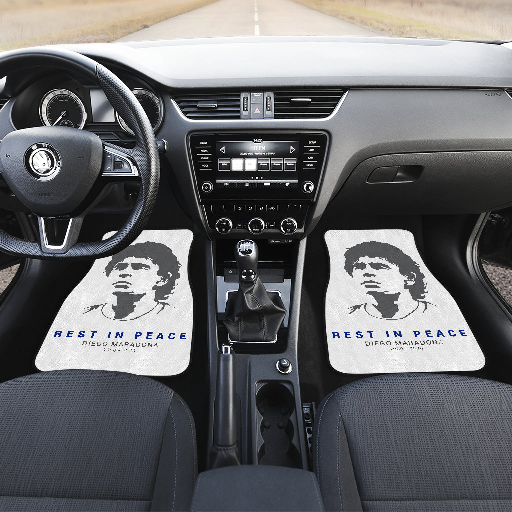 Diego Armando Maradona 10 Rip 1969 2022 31 Car Floor Mats Custom Car Accessories Car Decor 2022