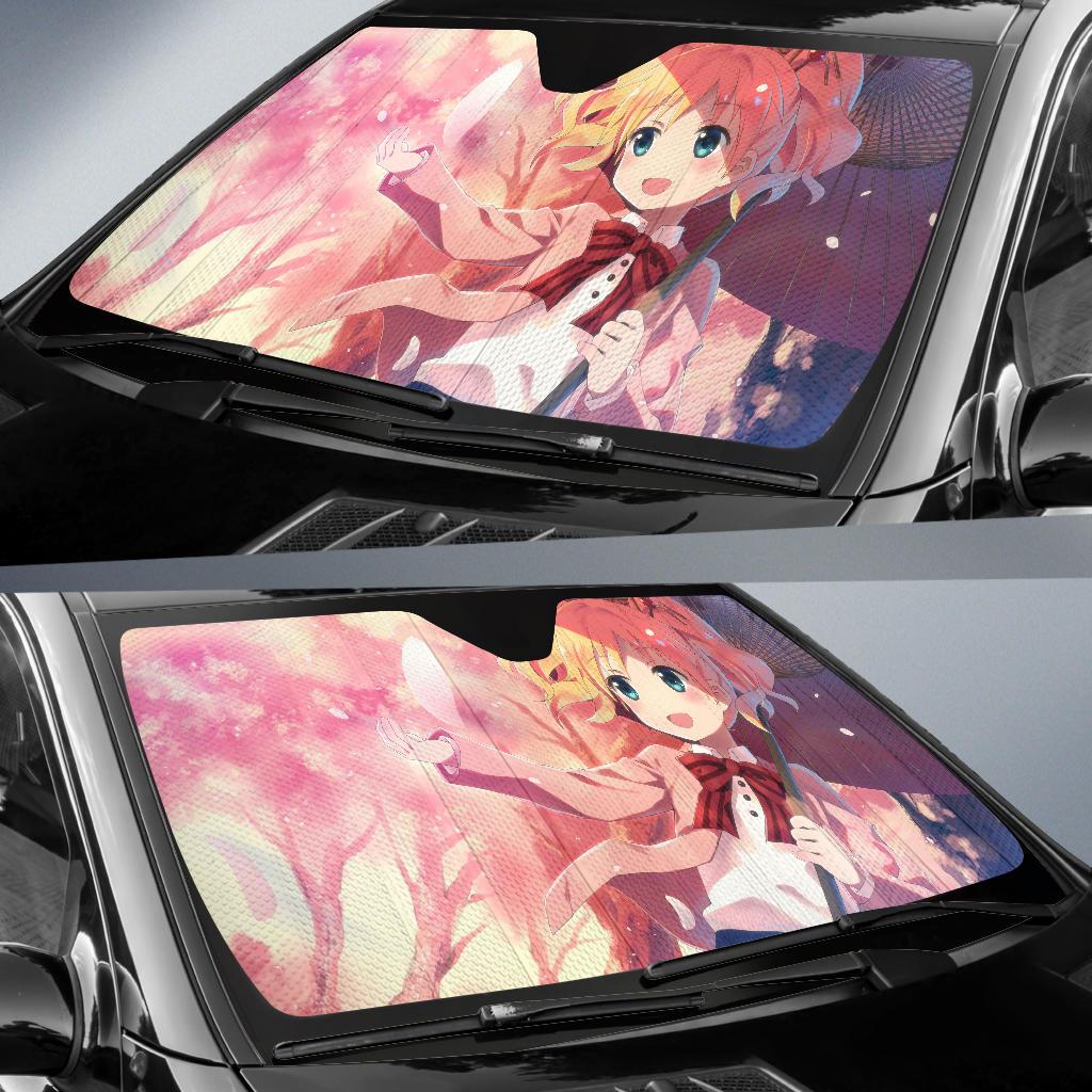 Kiniro Mosaic Tatsuya Yuuki 4K Car Sun Shade Gift Ideas 2021