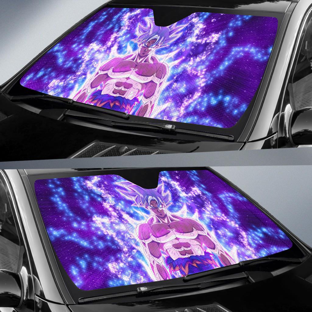 Ultra Instinct Goku Dragon Ball Super New 4K Car Sun Shade Gift Ideas 2022