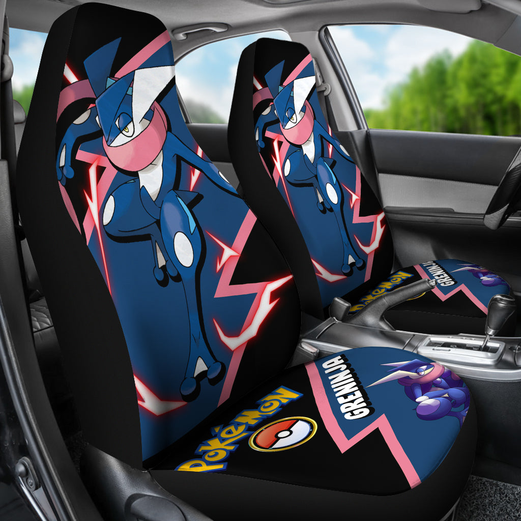 Greninja Car Seat Covers Custom Anime Pokemon Car Accessories