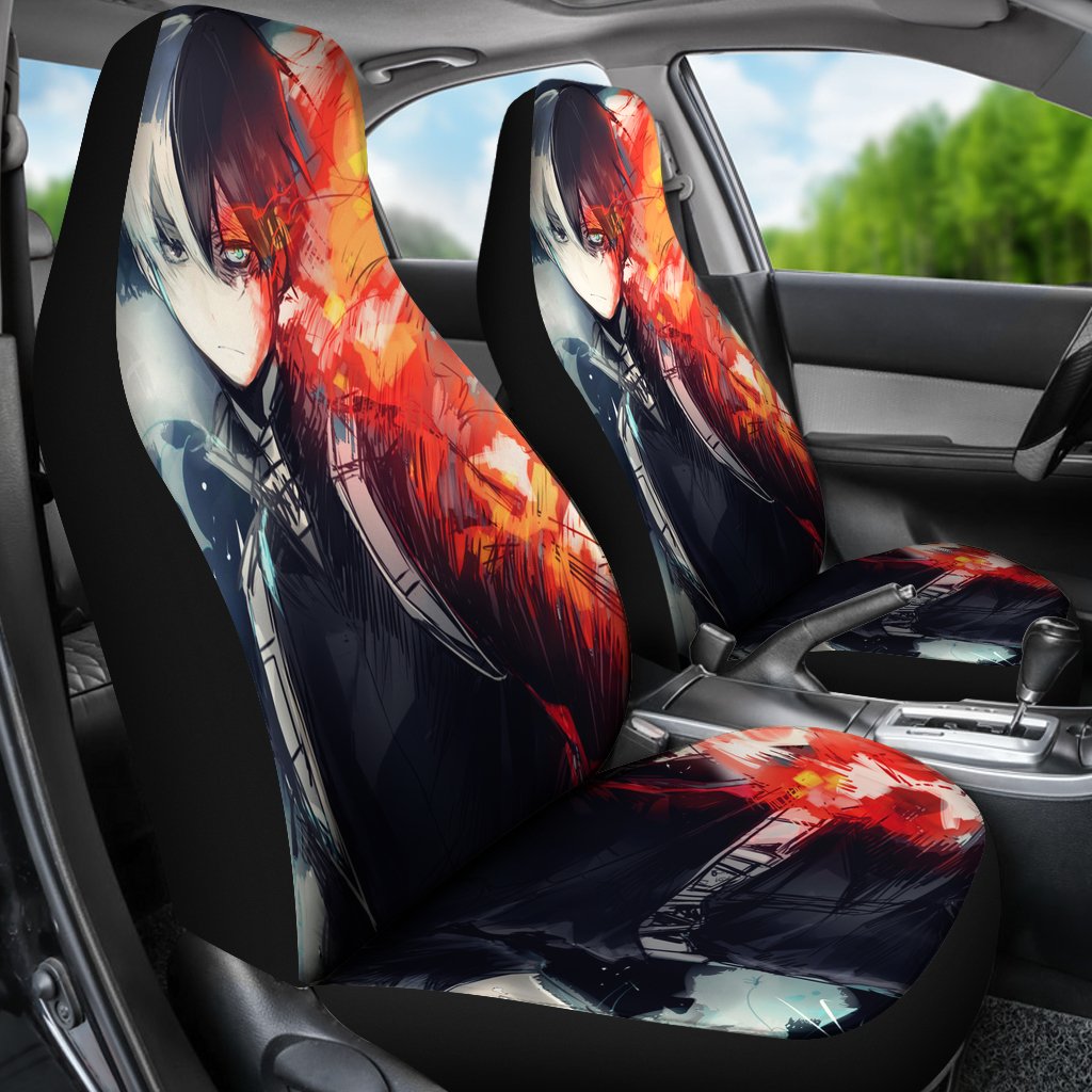 Shouto Todoroki Car Seat Covers Amazing Best Gift Idea