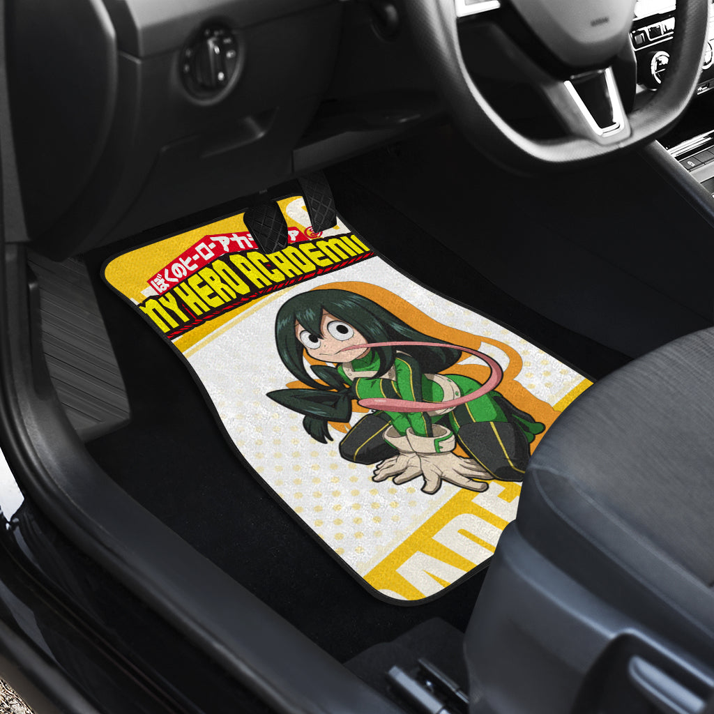 Tsuyu Asui 3 Anime Car Floor Mats Custom Car Accessories Car Decor 2021