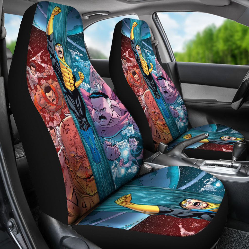 Omni Man 2021 4 Car Seat Covers