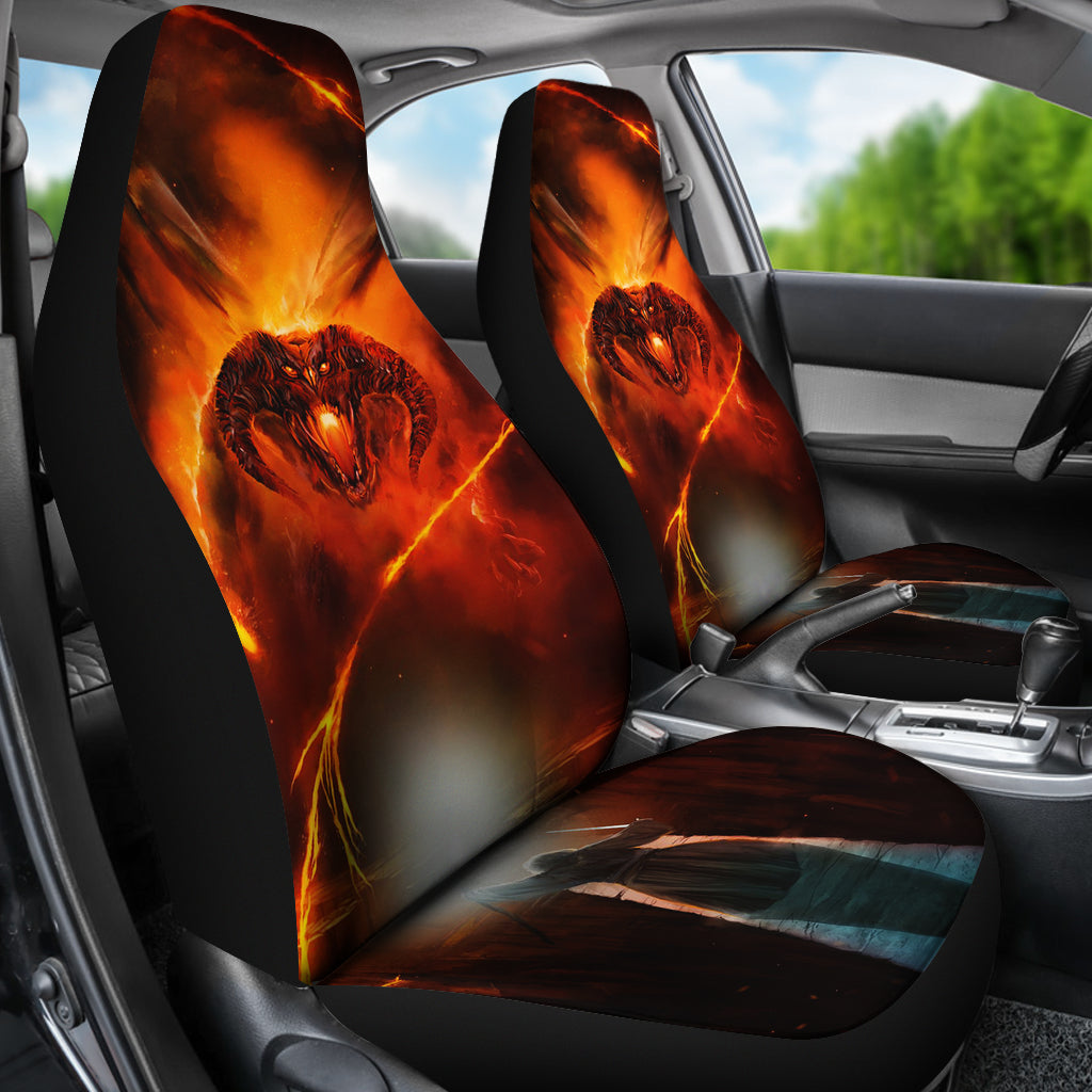 Balrog Vs Gandalf Figural Light Custom Premium Custom Car Seat Covers Decor Protector