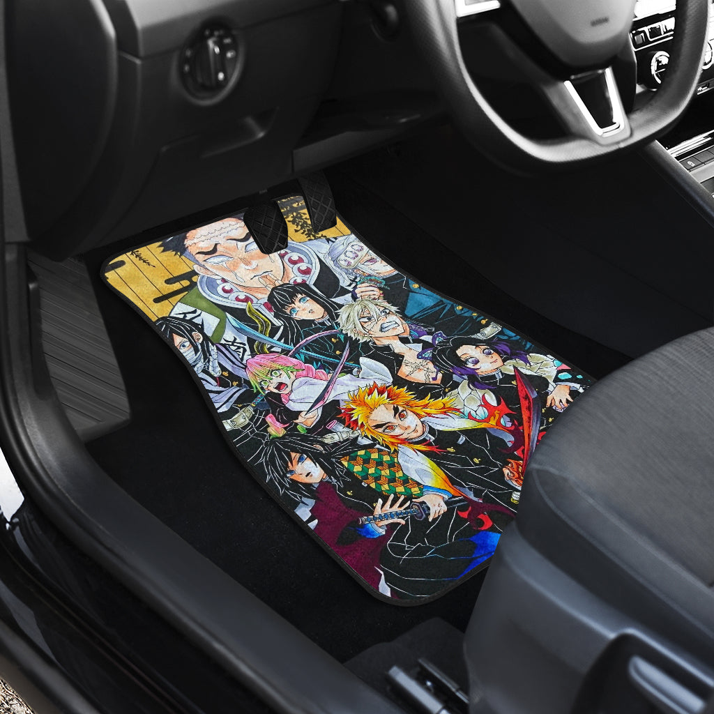 Demon Slayer Uniform Anime Car Floor Mats Custom Car Accessories Car Decor 2021