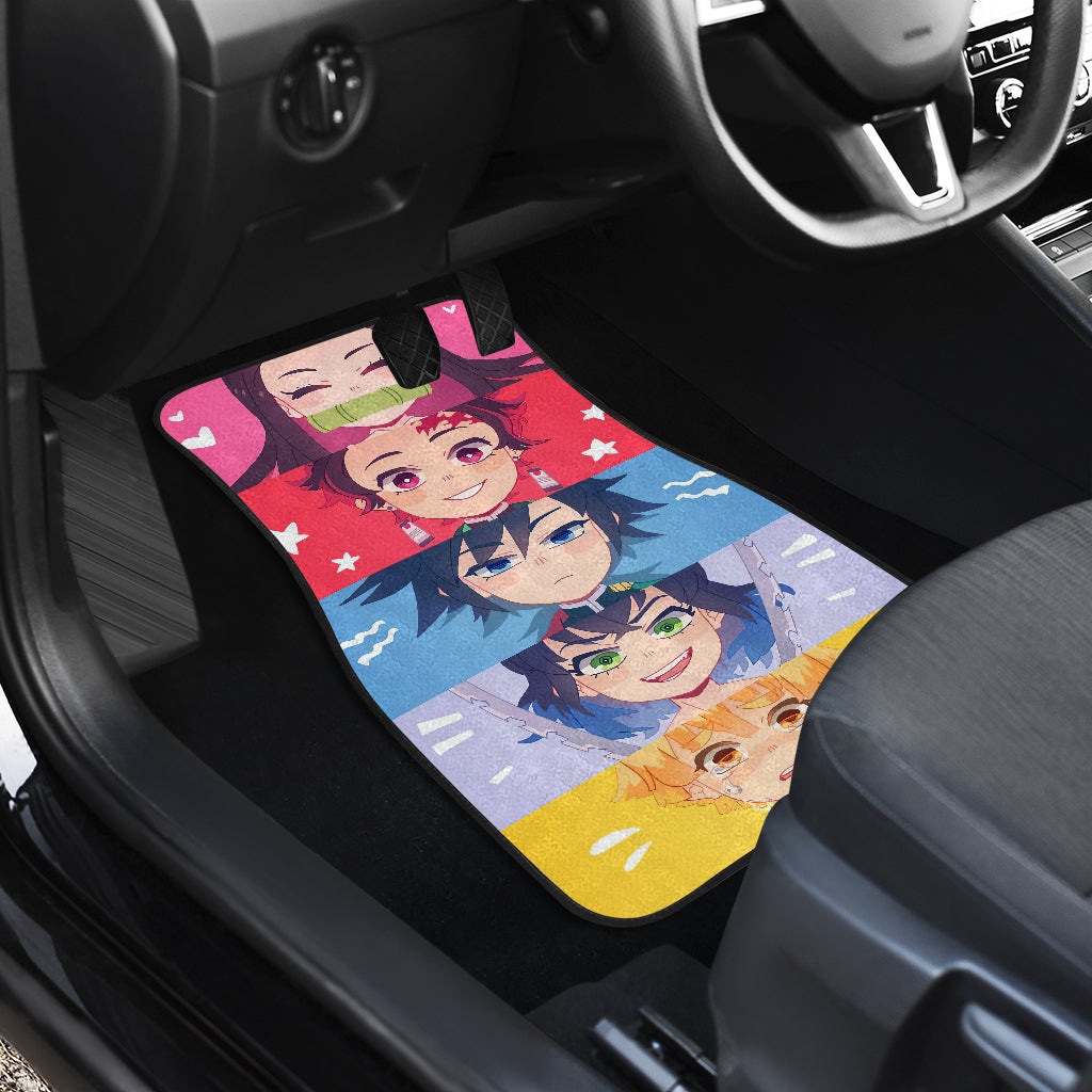 Demon Slayer 1 Anime Car Floor Mats Custom Car Accessories Car Decor 2021