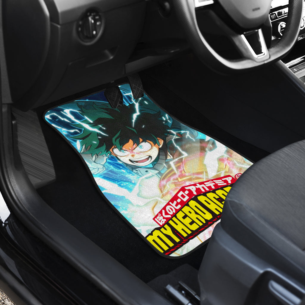 Midoriya Izuku 5 Anime Car Floor Mats Custom Car Accessories Car Decor 2022