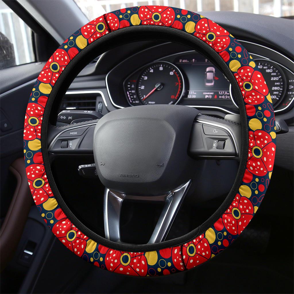 Mushroom Pokemon Premium Car Steering Wheel Cover