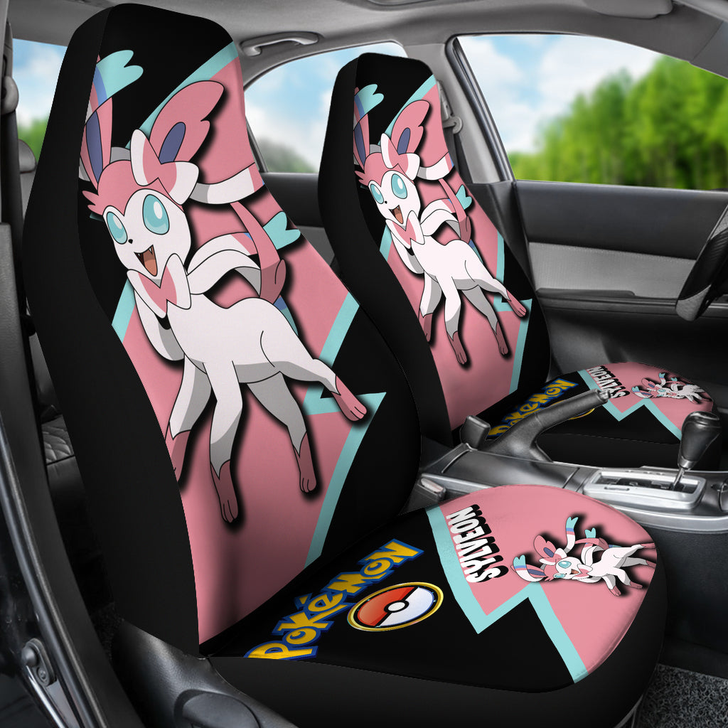 Sylveon Car Seat Covers Custom Anime Pokemon Car Accessories