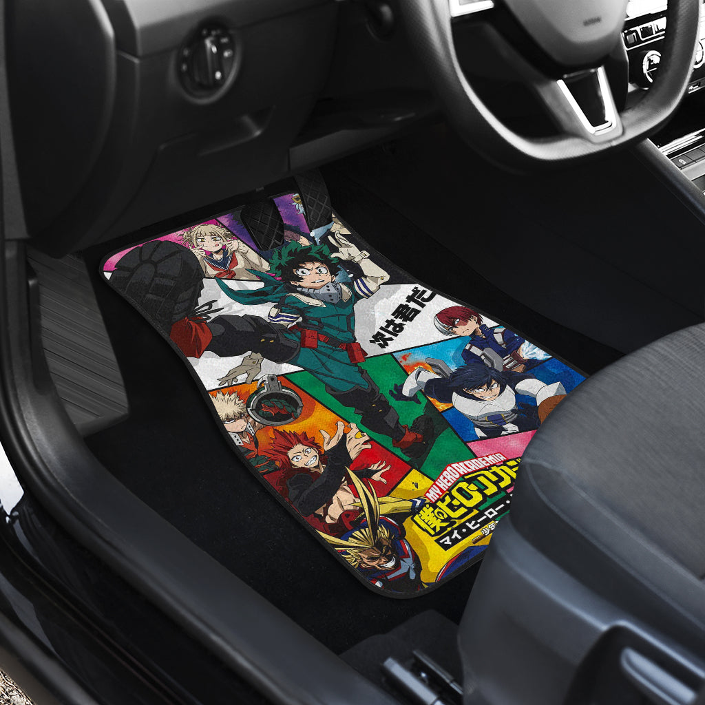 My Hero Academia 16 Anime Car Floor Mats Custom Car Accessories Car Decor 2021