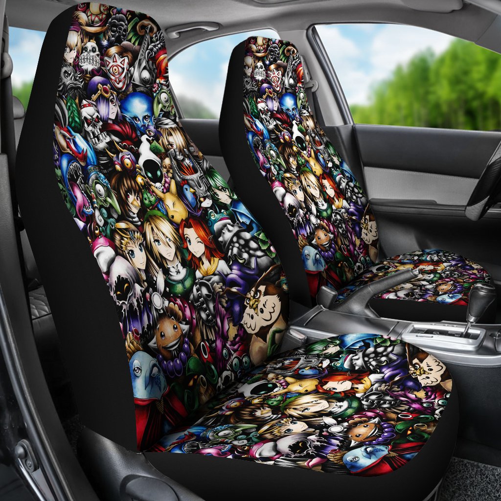 Legend Of Zelda All Characters Car Seat Covers Amazing Best Gift Idea