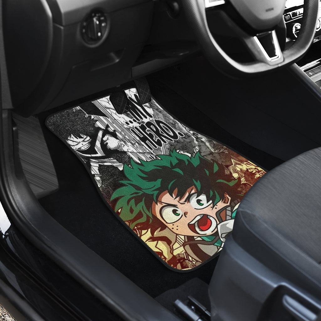 Midoriya Izuku 8 Anime Car Mats Car Accessories Car Decor