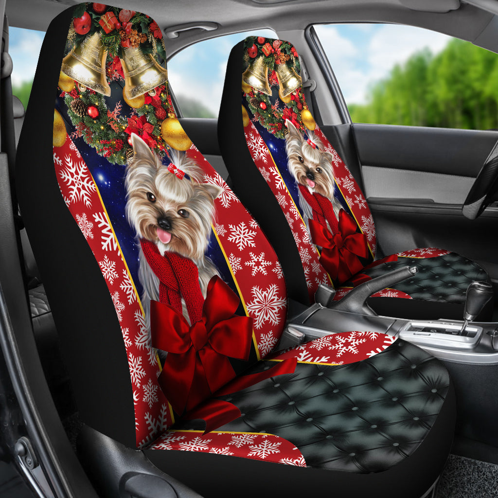 Yorkshire Terrier Miniature Premium Custom Car Seat Covers Decor Protector