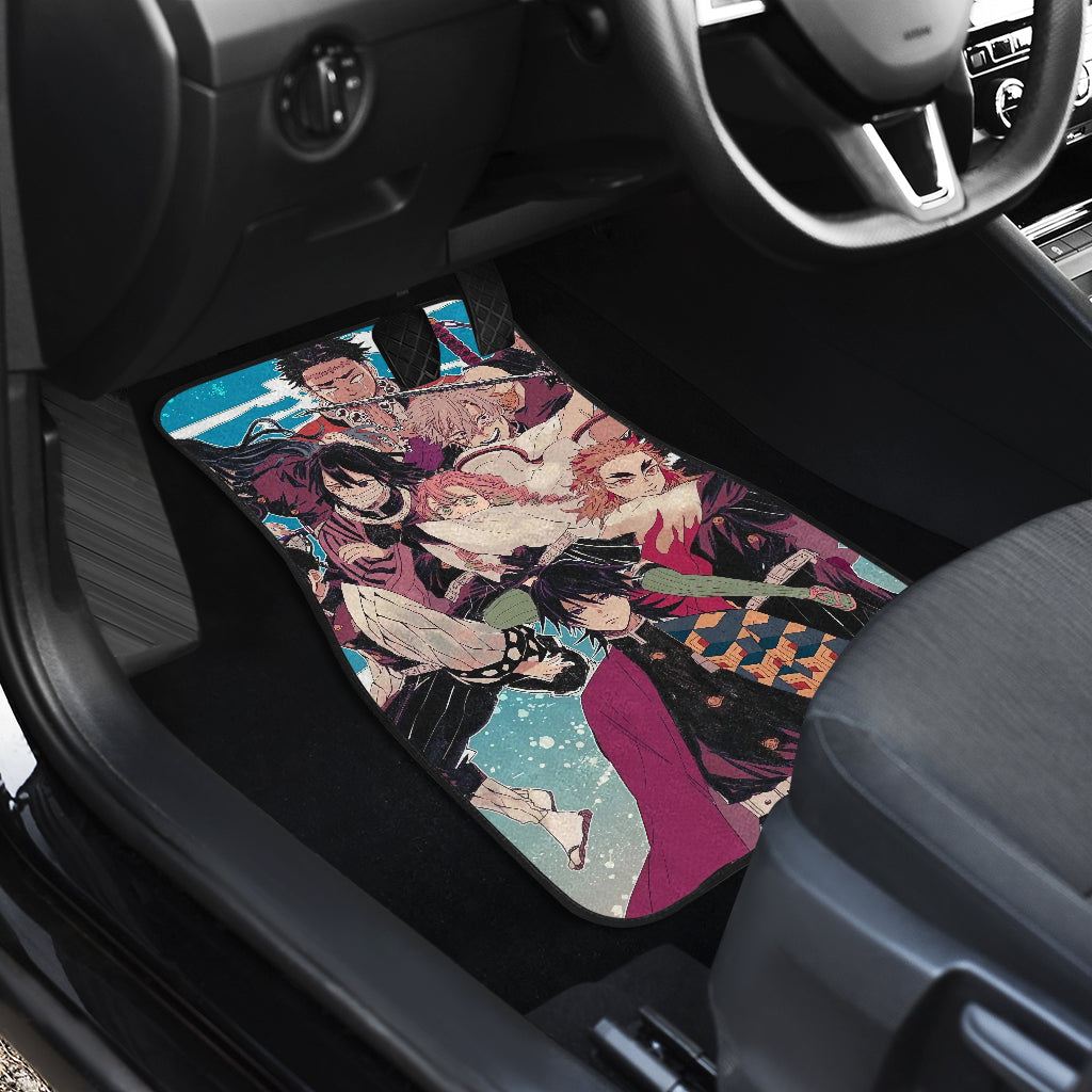Demon Slayer 12 Anime Car Floor Mats Custom Car Accessories Car Decor 2021