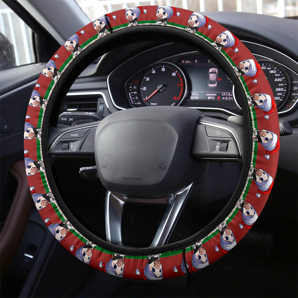 Baby Santa Konan Naruto Demon Slayer Anime Premium Custom Car Steering Wheel Cover 2
