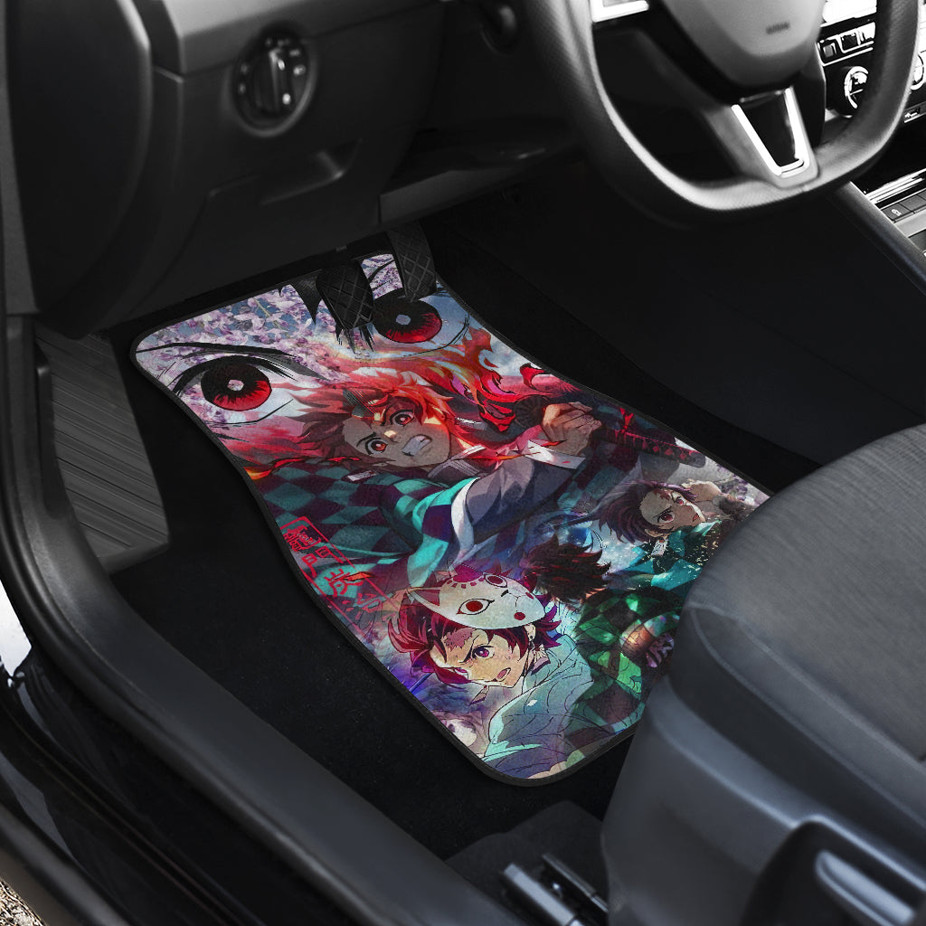Stone Hashira Demon Slayer 12 Anime Car Floor Mats Custom Car Accessories Car Decor 2022