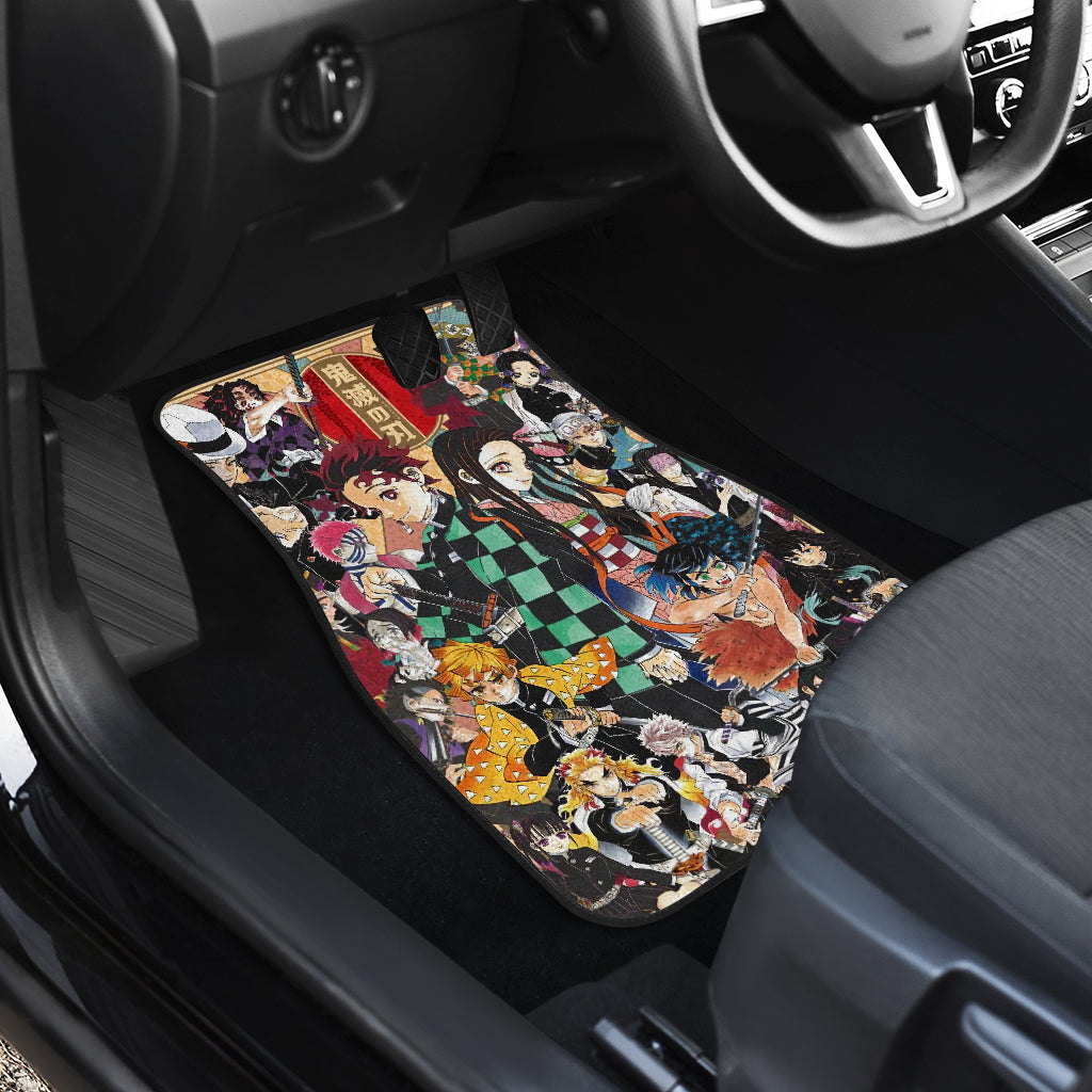 Stone Hashira Demon Slayer 13 Anime Car Floor Mats Custom Car Accessories Car Decor 2022