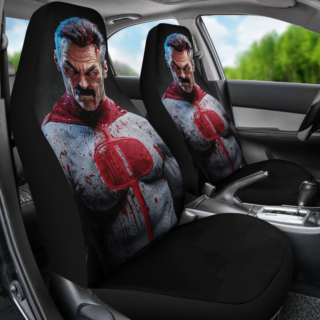 Omni Man 2021 2 Car Seat Covers