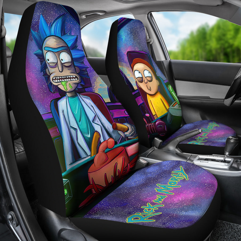 Rick and Morty Car Seat Covers