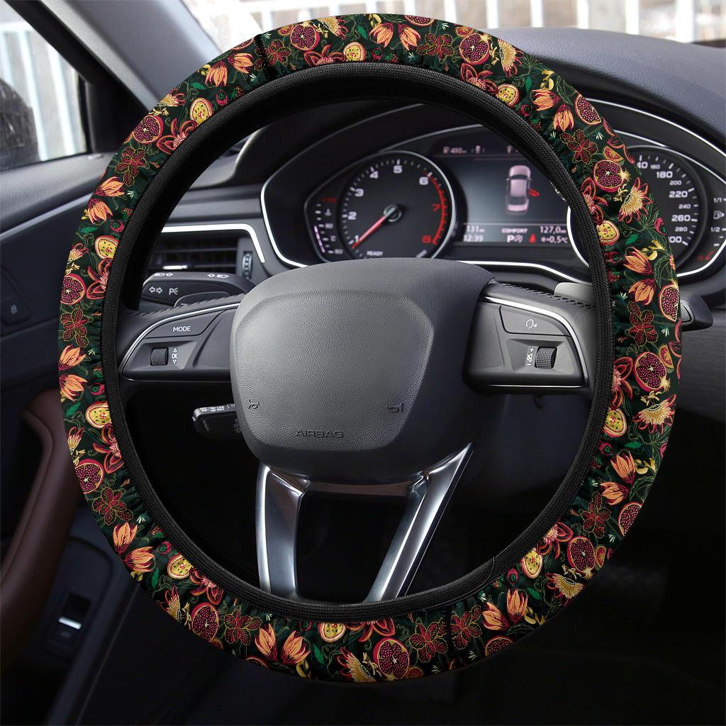 Tropical Forest Premium Car Steering Wheel Cover