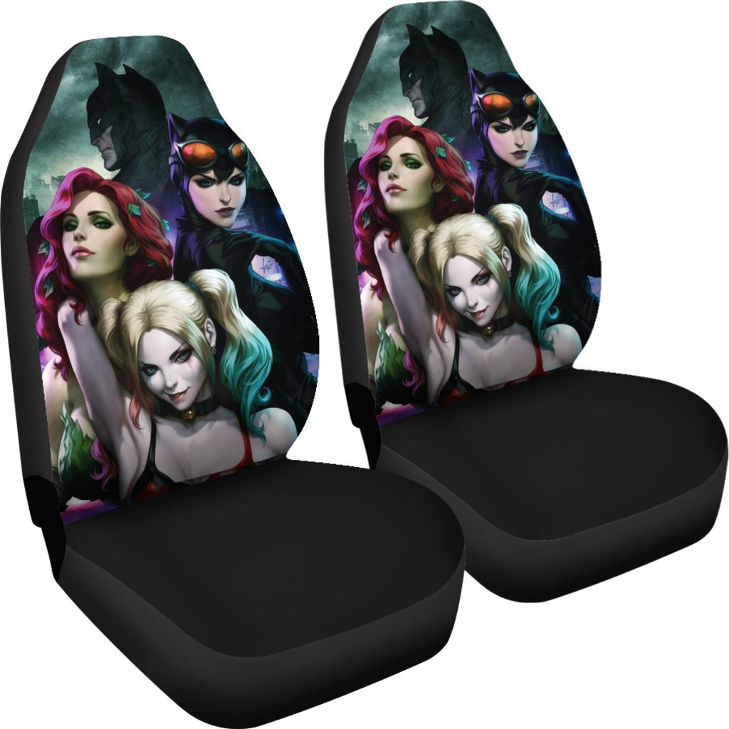 Batman Mera Harley Queen Cat Woman Seat Covers