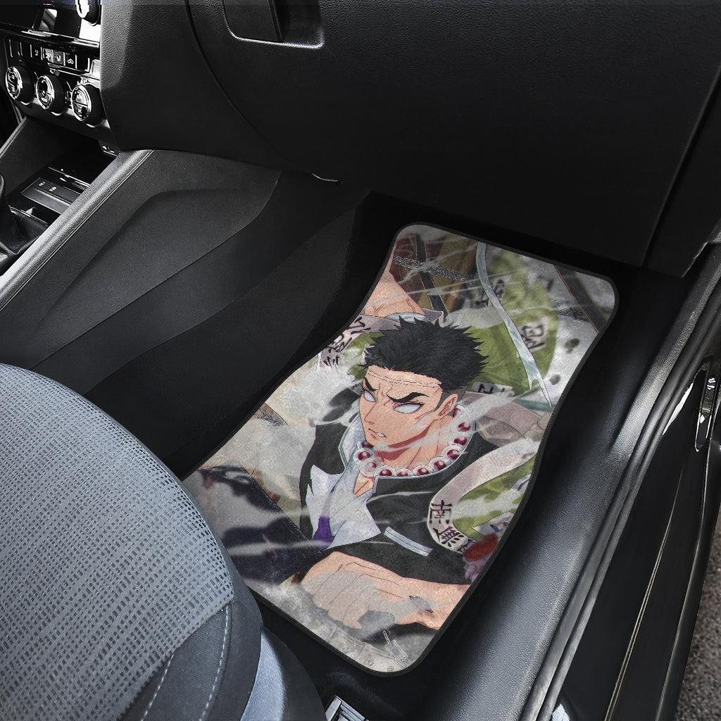 Stone Hashira Demon Slayer Anime Car Floor Mats Custom Car Accessories Car Decor 2022