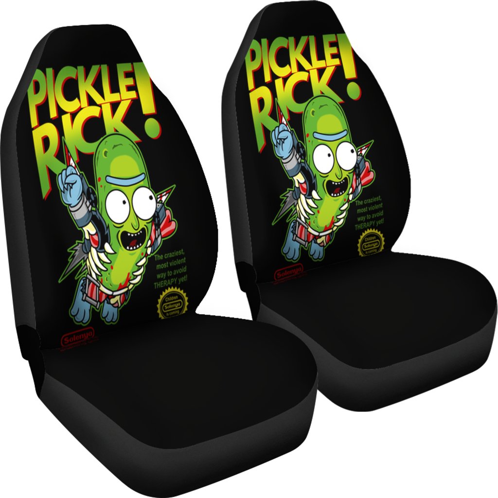 Pickle Rick Funny Seat Covers