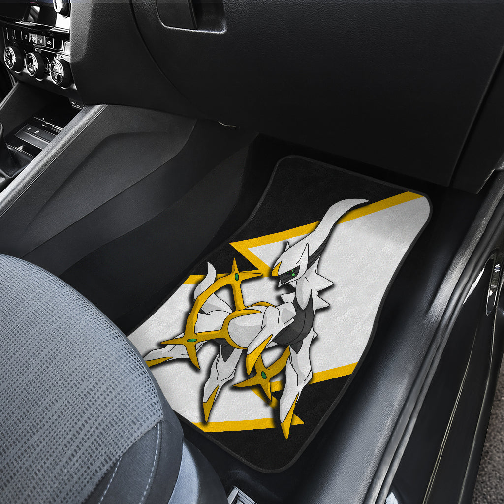 Arceus Car Floor Mats Custom Anime Pokemon Car Interior Accessories