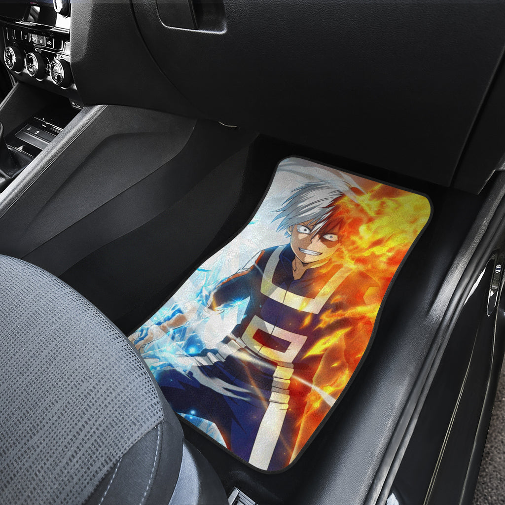 Todoroki Shouto 7 Anime Car Floor Mats Custom Car Accessories Car Decor 2022
