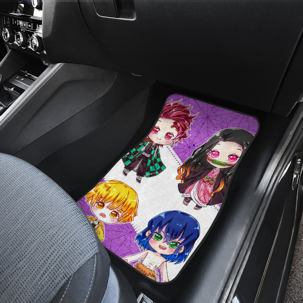 Demon Slayer 8 Anime Car Floor Mats Custom Car Accessories Car Decor 2021