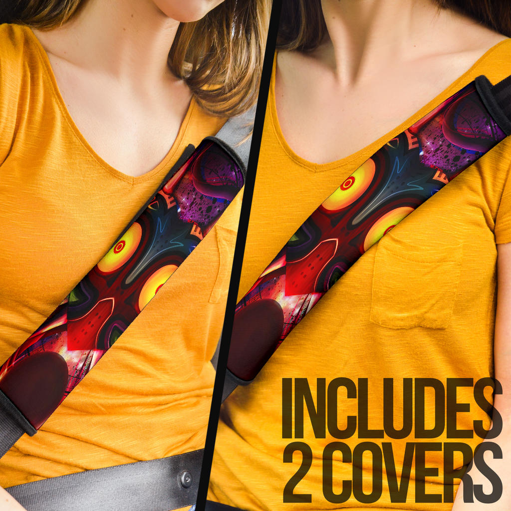Legend Zelda Car Seat Belt Covers Custom Animal Skin Printed Car Interior Accessories Perfect Gift