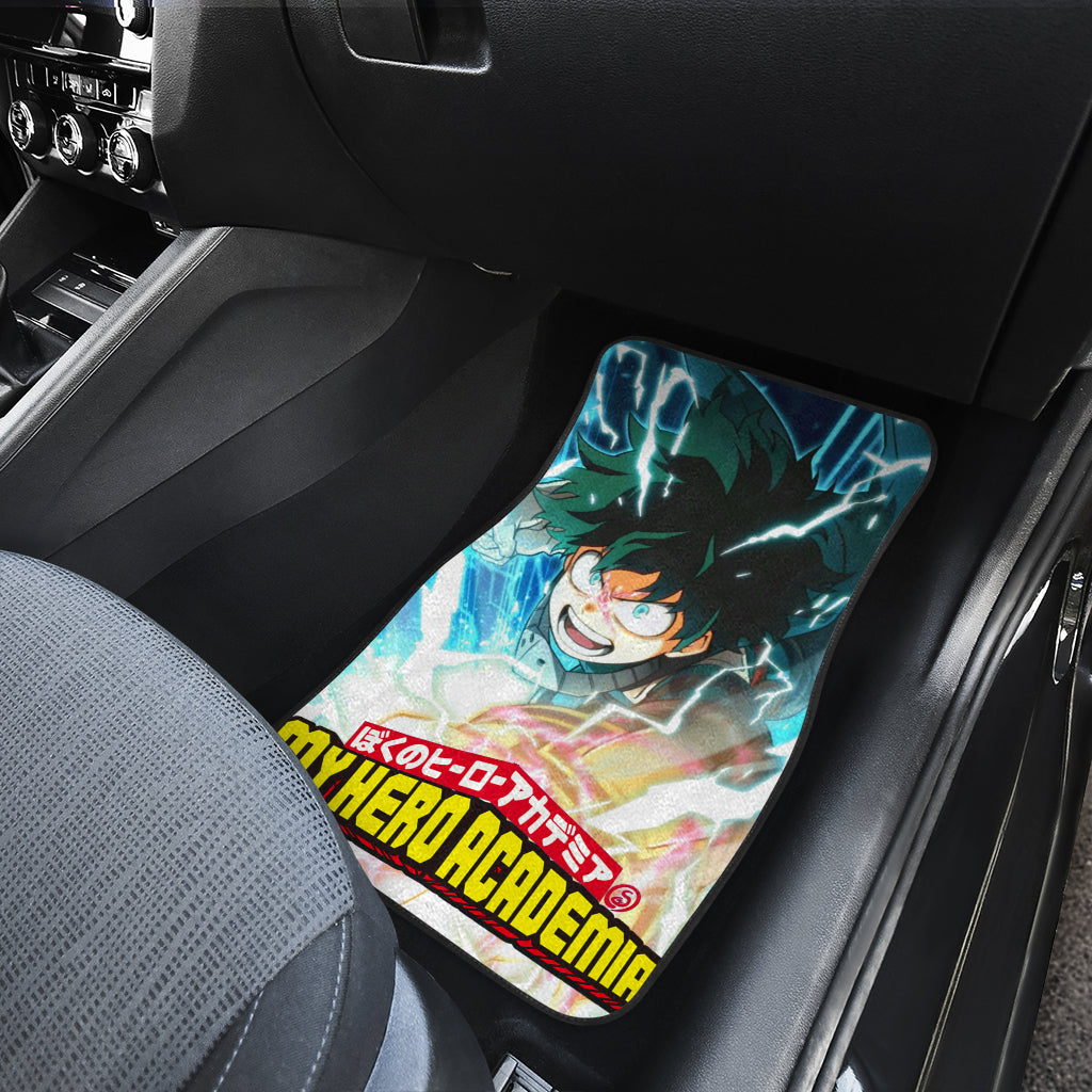 Midoriya Izuku 5 Anime Car Floor Mats Custom Car Accessories Car Decor 2022