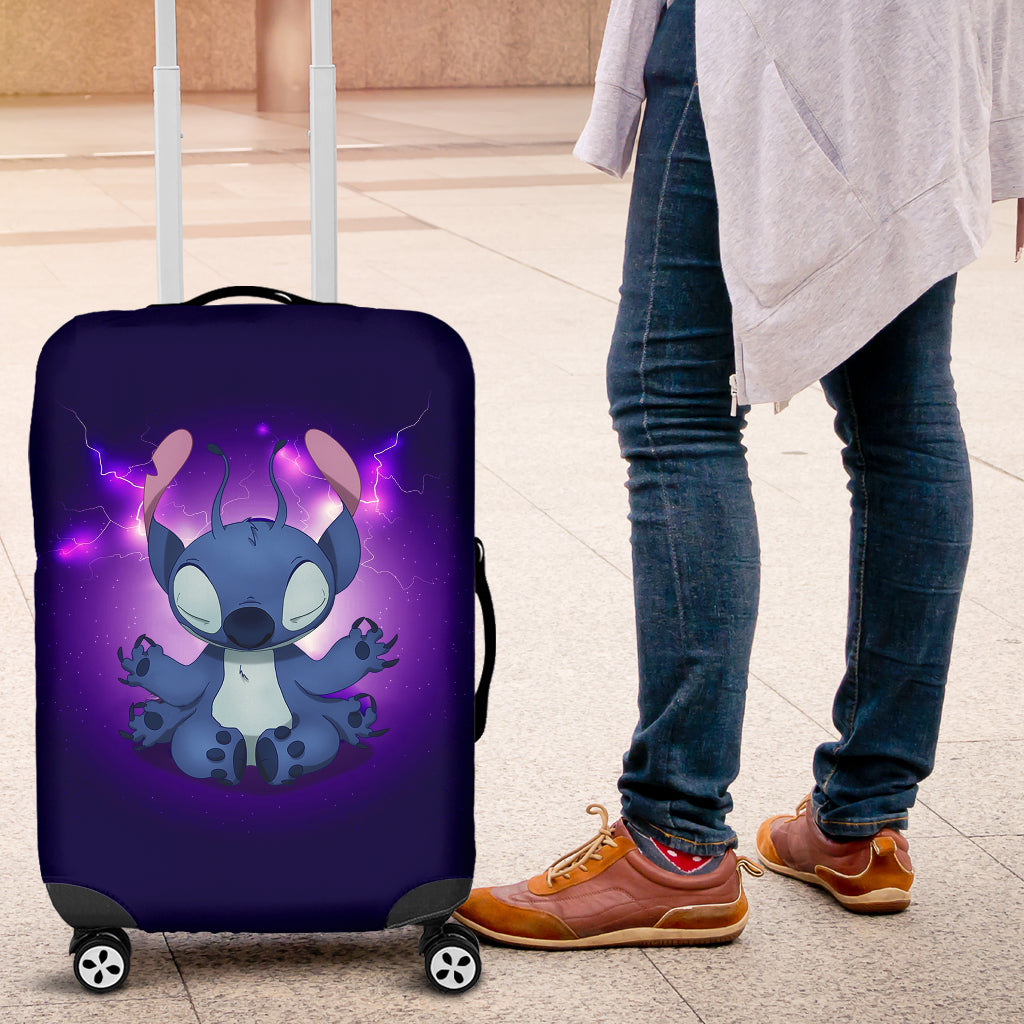 Stitch Do Yoga Funny Custom Premium Luggage Covers
