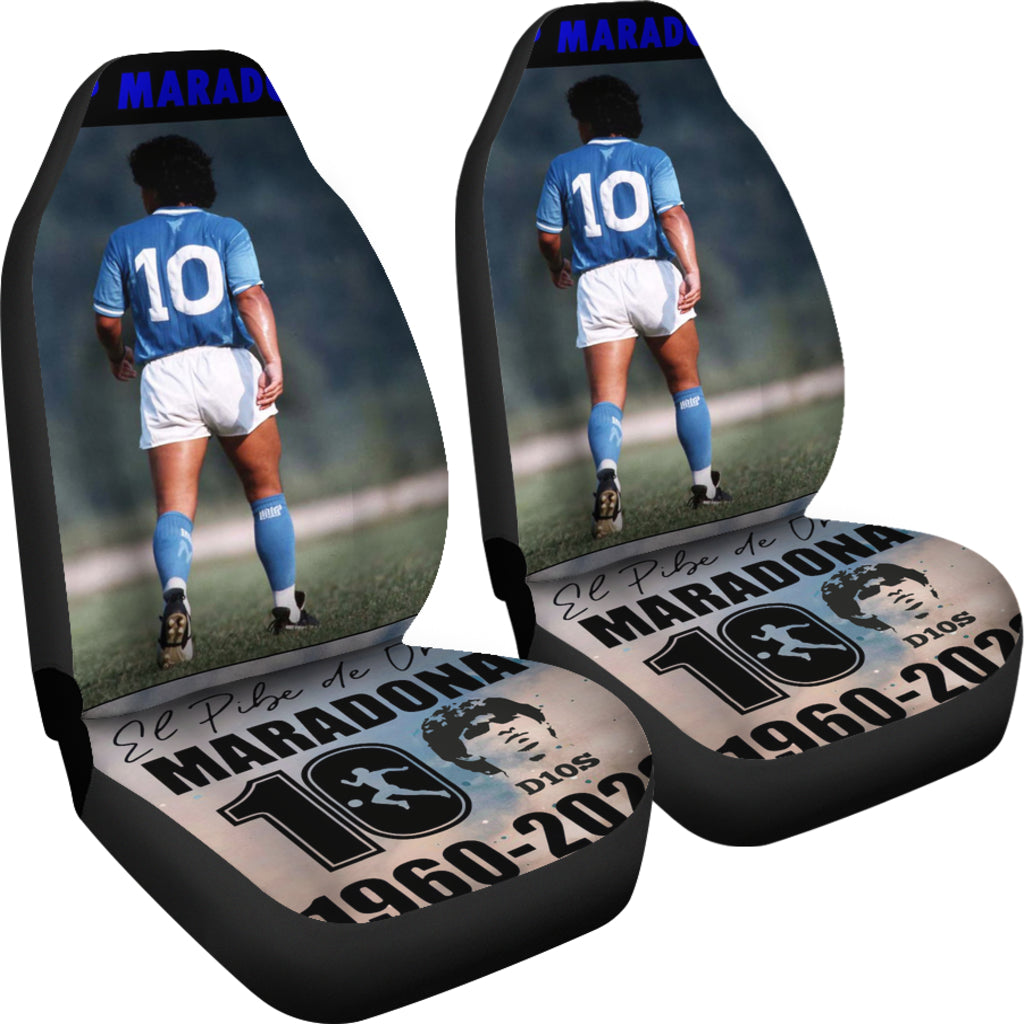 Rip D10S Diego Armando Maradona 10 Rip 1969 2022 Car Seat Covers Gift For Fooball