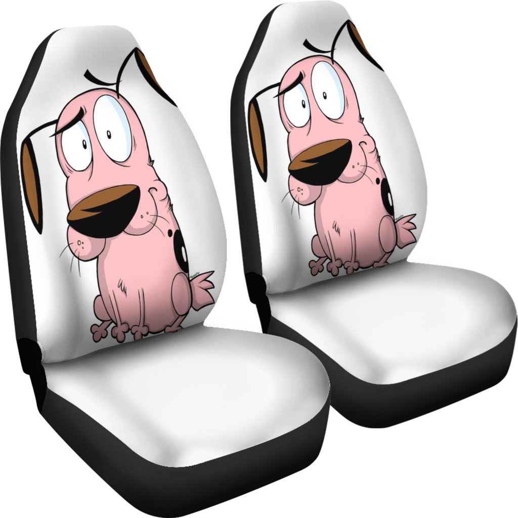 Courage The Cowardly Dog Seat Covers