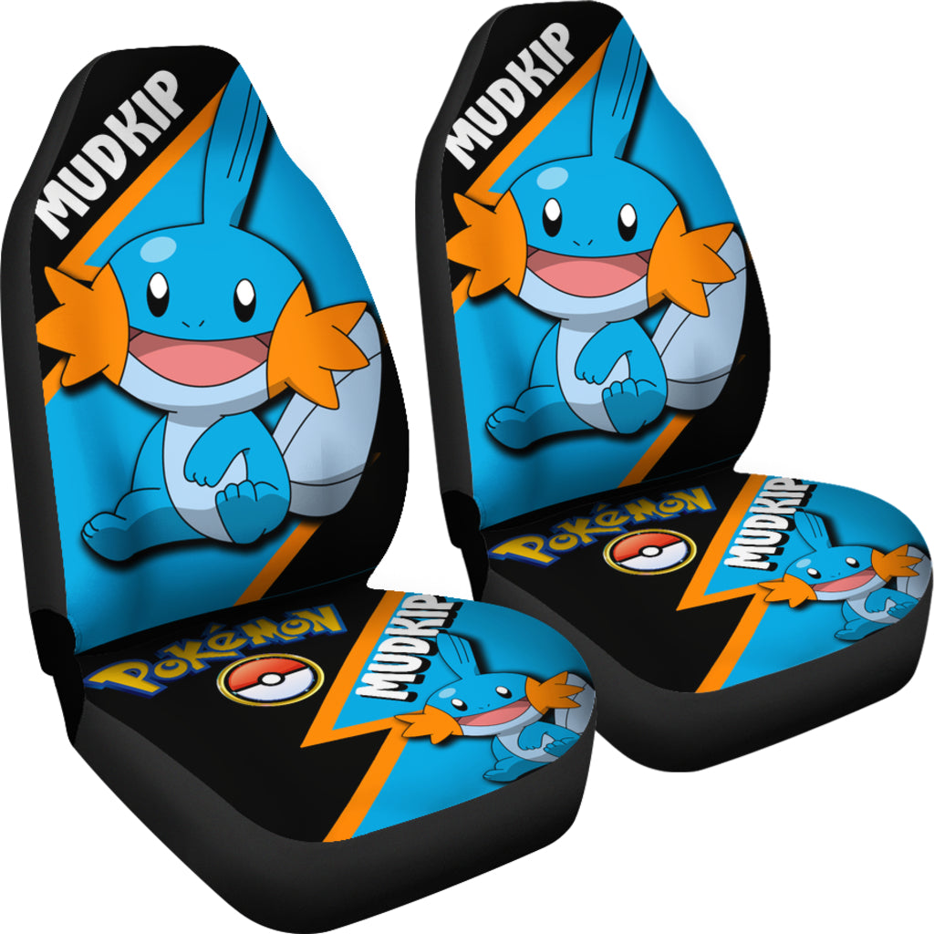 Mudkip Car Seat Covers Custom Anime Pokemon Car Accessories