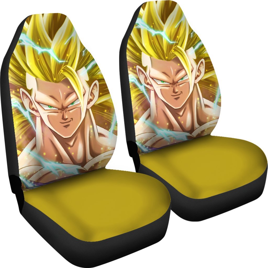 Yellow Goku Dragon Ball Best Anime 2022 Seat Covers