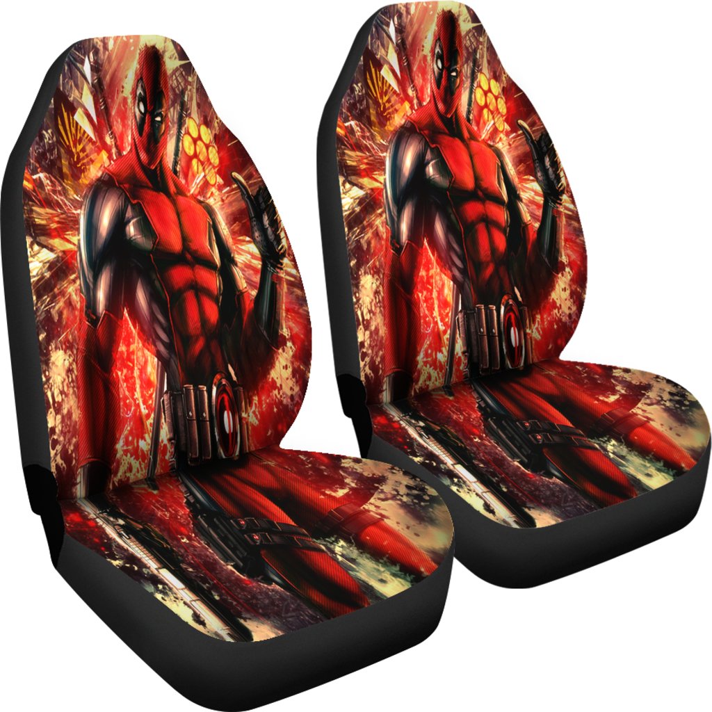 Deadpool 2022 Car Seat Covers Amazing Best Gift Idea